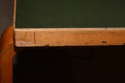 Lot 75 - Alvar Aalto for Finmar Ltd, a birch and plywood dining table