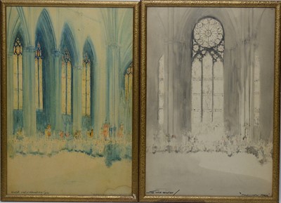 Lot 830 - Victor Noble Rainbird - watercolours