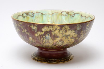 Lot 341 - Wedgwood Fairyland Lustre punch bowl