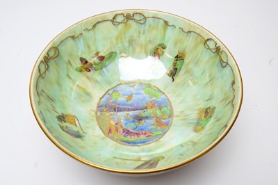 Lot 341 - Wedgwood Fairyland Lustre punch bowl