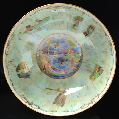 Lot 341 - Wedgwood Fairyland Lustre punch bowl