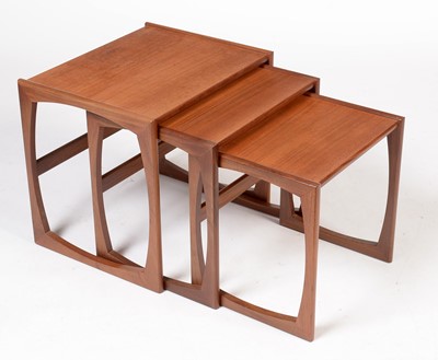 Lot 798 - G-Plan: A nest of  'Quadrile' pattern occasional tables