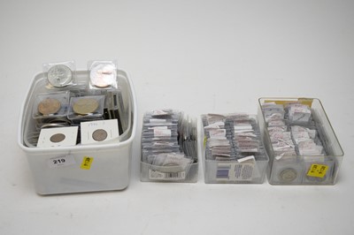 Lot 219 - A large selection of mainly British and other coinage