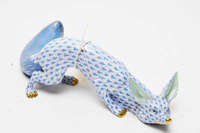 Lot 355 - Herend figure of a fennec fox.