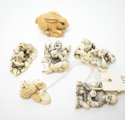 Lot 500 - Collection of Japanese netsuke.