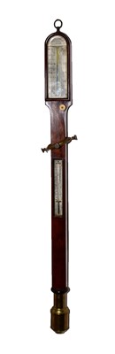 Lot 1200 - Ship's barometer by Hughes of London
