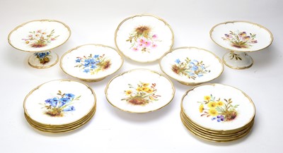 Lot 512 - Derby Crown Porcelain Company Dessert Service
