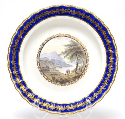 Lot 483 - Derby plate Zachariah Boreman