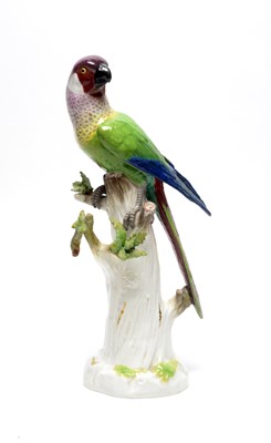 Lot 541 - Meissen figure of a parrot