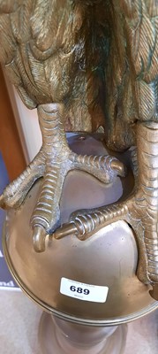 Lot 689 - Early 20th Century cast brass lectern