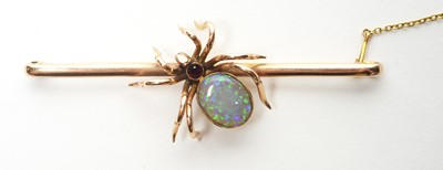 Lot 67 - An early 20th Century spider brooch