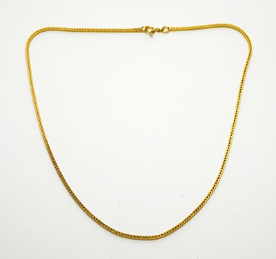 Lot 78 - 9ct yellow gold chain necklace