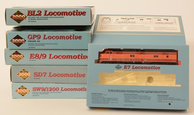 Lot 1 - Six Proto 2000 Series locomotive sets.