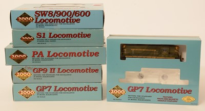 Lot 6 - Six Proto 2000 Series HO-gauge locomotives.