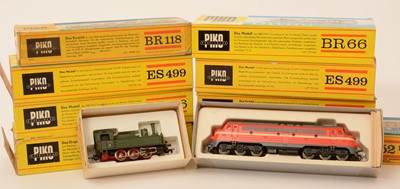 Lot 14 - Piko HO-gauge locomotives.