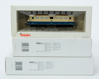 Lot 18 - Three Märklin HO-gauge locomotives.