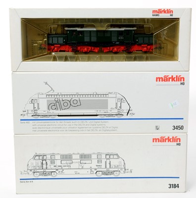 Lot 19 - Three Märklin HO-gauge locomotives.