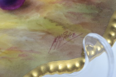 Lot 515 - Pair Royal Worcester fruit painted plates
