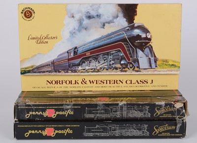 Lot 103 - Three Bachmann HO-gauge locomotives and tenders