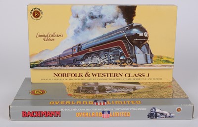 Lot 104 - Two Bachmann HO-gauge steam locomotives with tenders