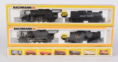 Lot 108 - Three Bachmann HO-gauge model steam locomotives with tenders