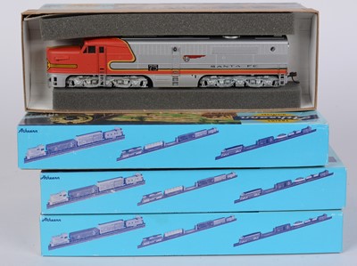 Lot 120 - Nine Athearn HO-gauge model diesel electric locomotives