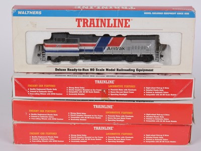 Lot 160 - Four Walthers Trainline HO-gauge diesel electric locomotives