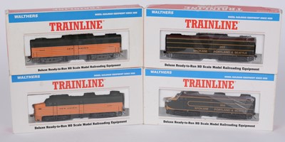 Lot 161 - Six Walthers Trainline HO-gauge locomotives