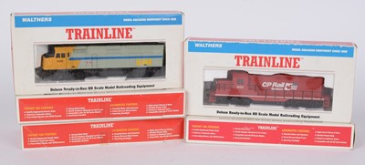 Lot 162 - Five Walthers Trainline HO-gauge diesel electric locomotives