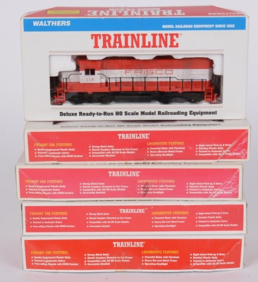 Lot 163 - Five Walthers Trainline HO-gauge diesel electric locomotives