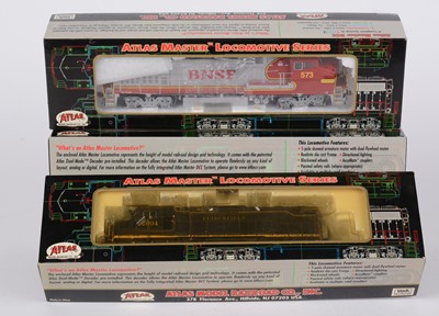 Lot 175 - Four Atlas Master Locomotive series HO-gauge diesel electric locomotives