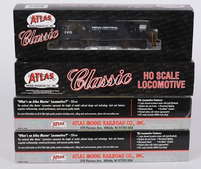 Lot 177 - Four Atlas HO-gauge locomotives