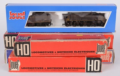 Lot 200 - Five Jouef HO-gauge steam locomotive and tenders