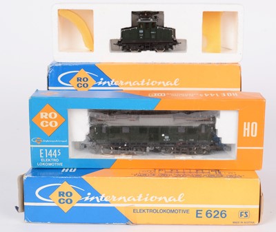 Lot 223 - Eight Roco HO-gauge diesel electric locomotives
