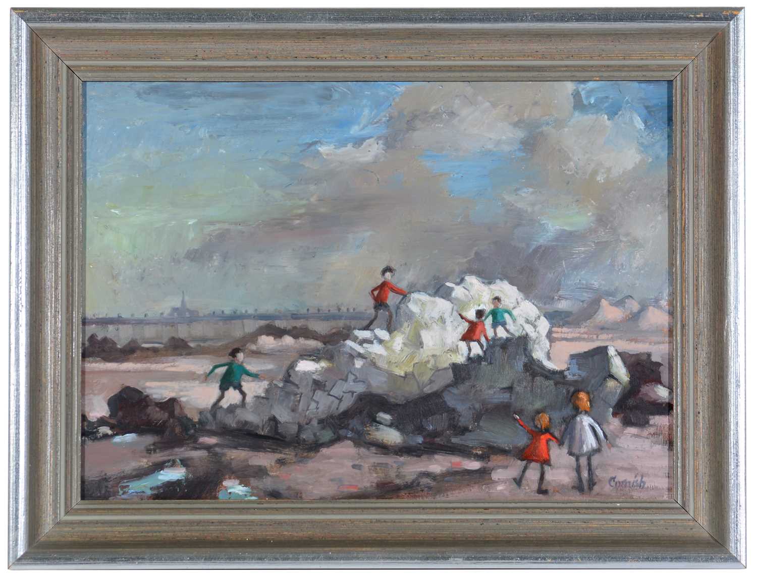 Lot 285 - Norman Stansfield Cornish - oil.