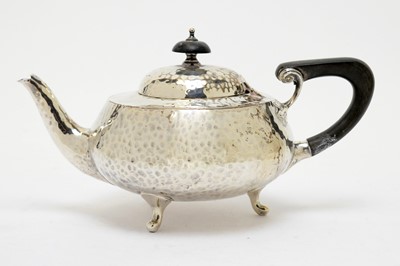 Lot 149 - An Arts & Crafts silver teapot, by Charles Edwards