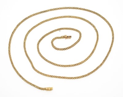 Lot 11 - A 14ct yellow gold necklace