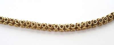 Lot 11 - A 14ct yellow gold necklace
