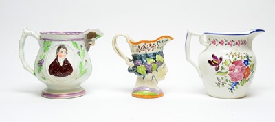 Lot 500 - Political commemorative Sunderland jug, two others