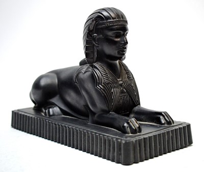 Lot 437 - Molineaux & Webb Glass Sphinx
