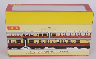 Lot 382 - Hornby 00-gauge The Northumbrian coaches triple pack and another