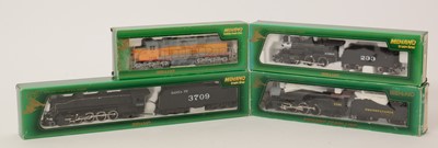 Lot 30 - Four Mehano HO-gauge locomotives.