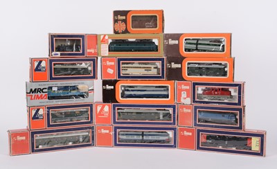Lot 36 - LIMA HO-gauge locomotives and other model railway.