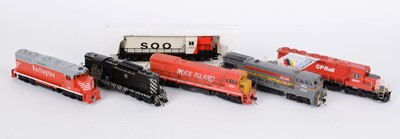 Lot 250 - HO-gauge American-Outline diesel/electric locomotives.