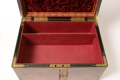Lot 181 - A fine early Victorian travel box