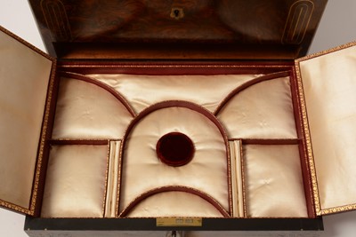 Lot 181 - A fine early Victorian travel box