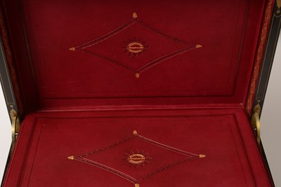 Lot 181 - A fine early Victorian travel box