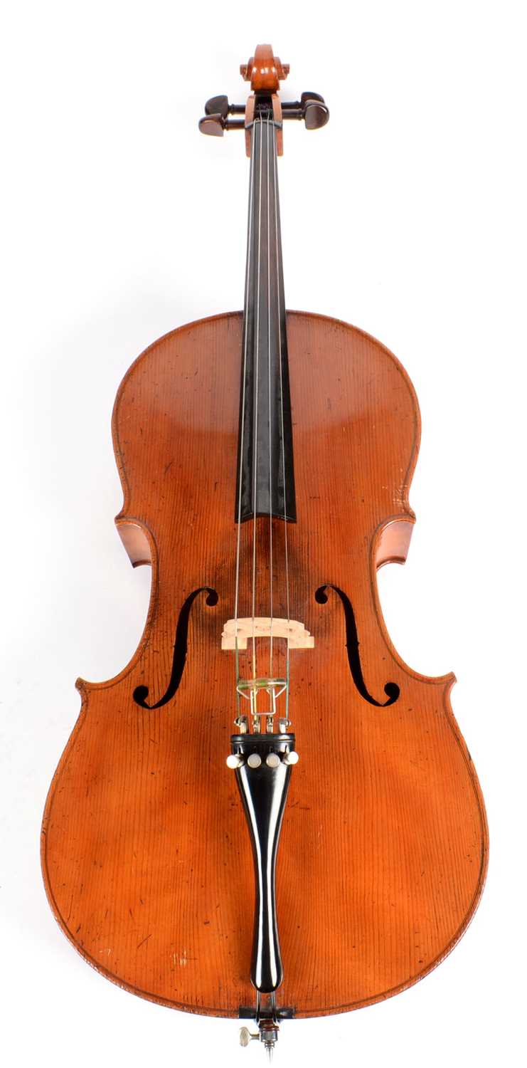Lot 281 - Cello and Bow cased