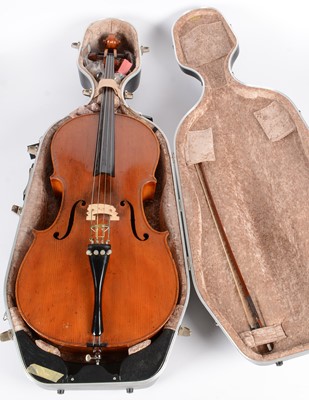 Lot 281 - Cello and Bow cased