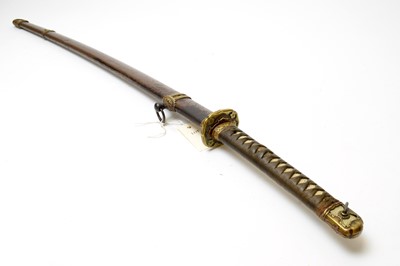 Lot 1188 - A Second World War Japanese katana
